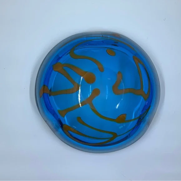 MCM ART GLASS ASHTRAY - Picture 3 of 4